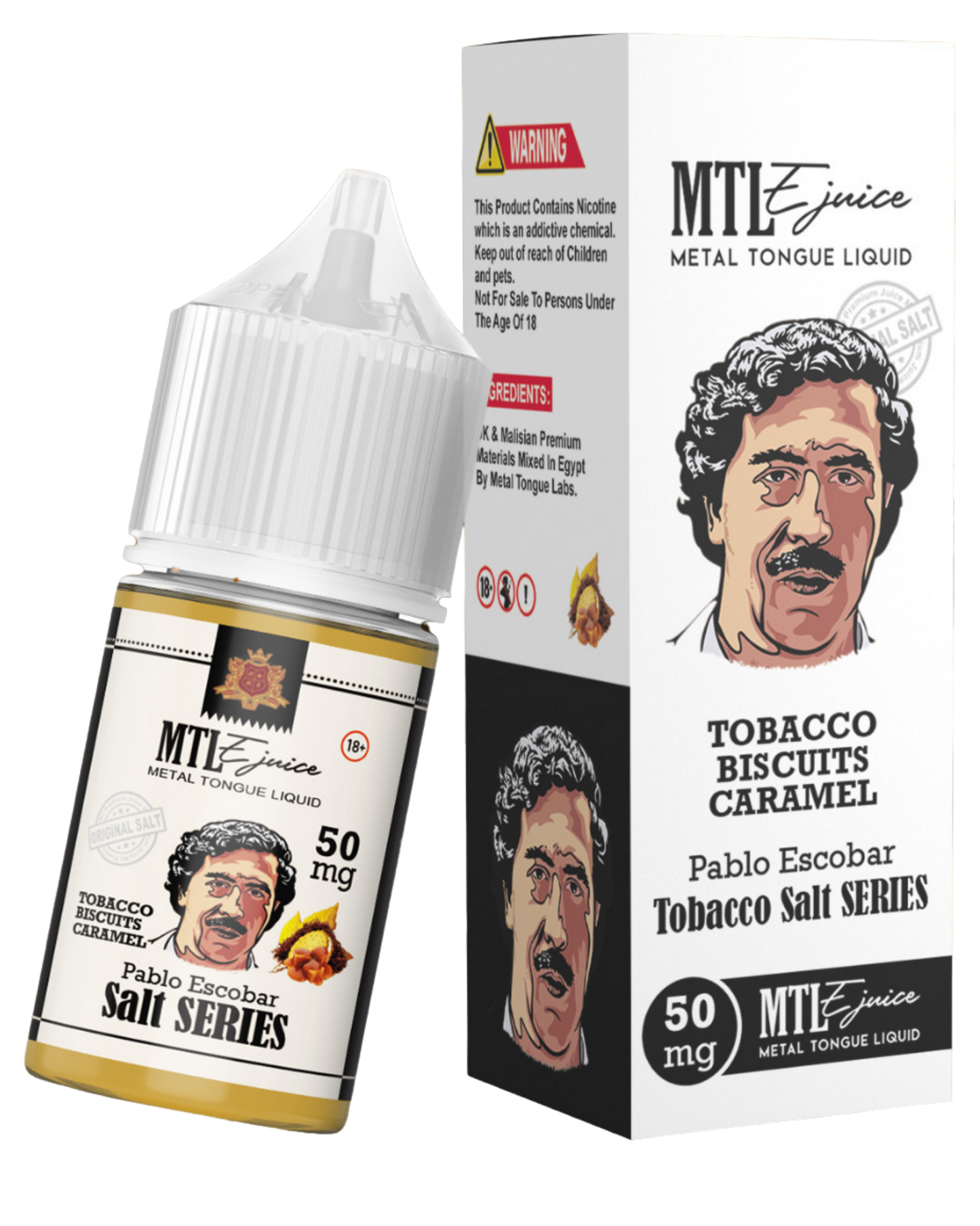Pablo Escobar - Tobacco Biscuits Caramel-Salt