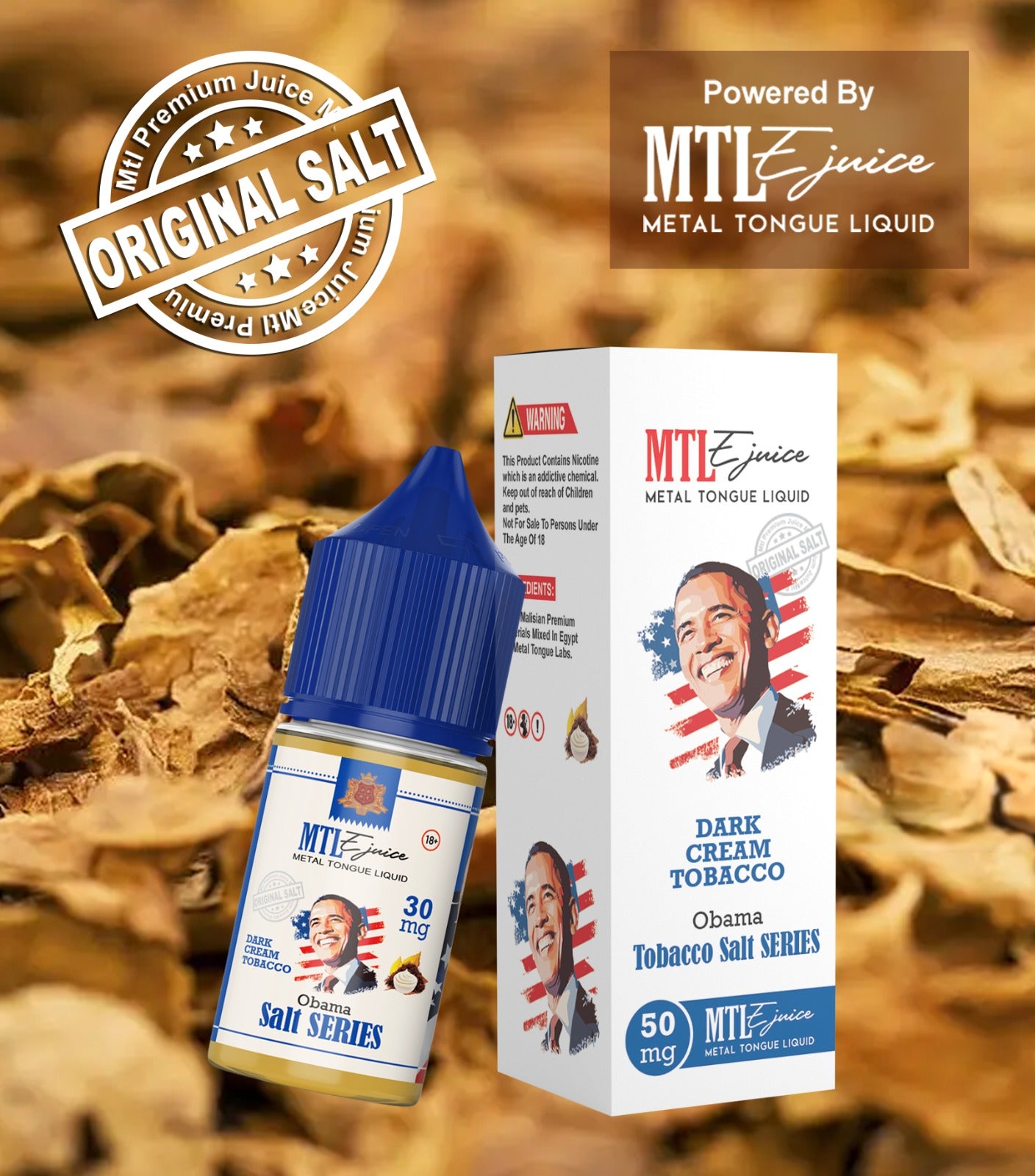 Obama - Tobacco Dark Cream - Salt