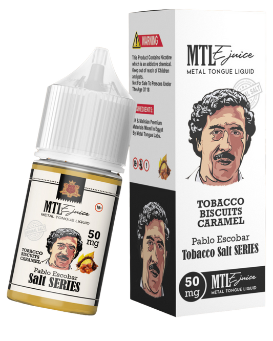 Pablo Escobar - Tobacco Biscuits Caramel-Salt